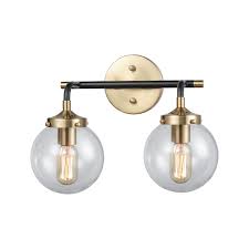Maybe you would like to learn more about one of these? Elk Lighting Boudreaux Matte Black And Antique Gold Two Light Bath Vanity 14427 2 Bellacor