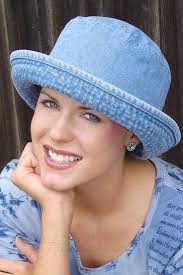 A Soft Denim Bucket Style Hat Perfect For Those With Hair Loss Chemohat Cancerhat Hats For Cancer Patients Hair Loss Hats Hats For Women