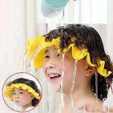 Get deals with coupon and discount code! Silicone Baby Shower Cap Baby Shampoo Rinse Cup Bath Set Highly Adjustable Stretchy Bath Visor For Kids For Bathroom Shampoo Cap Aliexpress