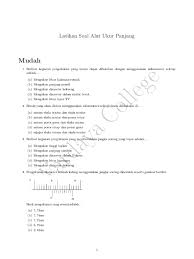 Gunakan alat ukur untuk mengambil ukuran bagian tubuh lain yang dibutuhkan untuk panduan ukuran atau pola pakaian. Soal Pdf