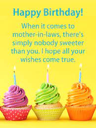 <p>full of sweetness and love, cakes are undoubtedly the best part of every celebration. Nobody Is Sweeter Happy Birthday Card For Mother In Law Birthday Greeting Cards By Davia