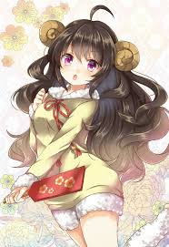 She usually wears a maid uniform. Anime Images Tagged With Ram Horns On Favim Com