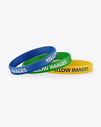 Download Matte Silicone Wristbands Mockup In Stationery Mockups On Yellow Images Object Mockups