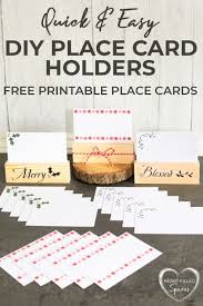 But to be honest, it feels a little strange. How To Make Easy Diy Place Card Holders From Paint Sticks Heart Filled Spaces