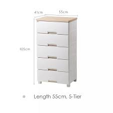 Ls cabinet, window & door hinges singapore. 5 Tier Wooden Top Plastic Drawer Storage Cabinet Length 55cm Lazada Singapore