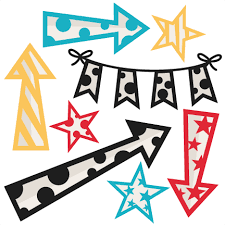 Download Arrows Stars And Banner Set Svg Scrapbook Cut File Cute Clipart Files For Silhouette Cricut Pazzles Free Svgs Free Svg Cuts Cute Cut Files