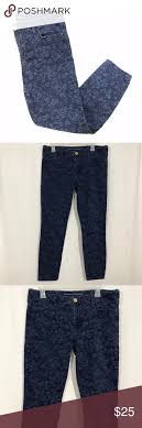 Banana Republic Women Skinny Jeans Size 30 Blue Banana Republic Women Skinny Jeans Size 30 Blue Floral S Womens Jeans Skinny Printed Denim Pants Clothes Design