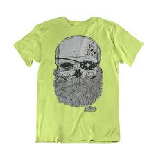 La référence tendance qui célèbre les crânes à barbes comme un art moderne. T Shirt El Barbo Le Pirate Barbu