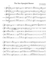 Your source for free piano sheet music, lead. The Star Spangled Banner Sheet Music For Violin Cello Viola Contrabass String Quintet Musescore Com
