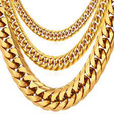 Account Suspended Gold Chains For Men Cuban Link Chain Necklaces Chains For Men