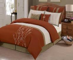 Shop king quilt rust cream from pottery barn. Amazon Com Luxury Home 8 Piece Taylor Comforter Set Queen Rust Comforter Sets Hotel Bedding Sets Bed Comforter Sets