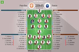 Coupe du monde féminine fifa 2019. Les Compos Officielles Du Match De Ligue Des Nations Entre Les Pays Bas Et La France Besoccer
