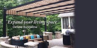 The captain is concerned about a squall coming through and sending the awning crashing. Retractable Pergola Canopies And Awnings Shadetree Systems