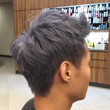 I've been going grey since my teens. Ash Grey Hair Dye For Men Fashion Slap