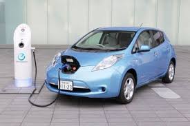 Nissan Leaf Electric Vehicles Are Powering Office Buildings In Japan Electric Car Charging Electric Vehicle Charging Station Nissan Leaf