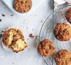 Chocolate Chip Muffins Bbc Good Food Middle East Recipe Bbc Good Food Recipes Food Chocolate Chip Muffins