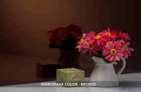 6 pcs cermin hexagonal bronze / eurogrey mirror (bisa mix warna): Kaca Cermin Bronze Artikel Interior Dari Himalaya Abadi