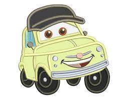 Luigi Disney Cars Applique Design Disney Applique Applique Designs Disney Applique Designs