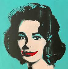 Andy Warhol in graphite and cheeky black watercolour pencil.