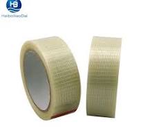 15 Years Factory Supply Reinforced Strapping Self Adhesive Cross Weave  Bidirectional Straight Glass Fiber Fiberglass Filament Tape