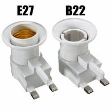 E27 B22 Lamp Base Uk Plug Wall Screw Base Light Bulb Lamp Socket Holder Adapter Converter 110 240v With On Off Switch Adapter 35mm Adaptive Toysadapter Engine Aliexpress