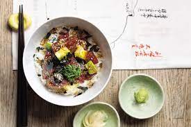 Tekka Don No Poke Hawaiian Poke Style Tuna Rice Bowl Recipe Cooking Dinner Recipes Seafood Dinner