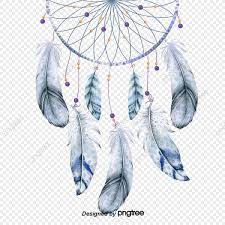 Blue Watercolor Boho Dreamcatcher Dream Catcher Clipart Bohemian Feathers Decoration Png Transparent Clipart Image And Psd File For Free Download Photo Collage Maker Dream Catcher Clipart Dream Catcher Boho