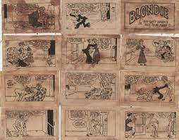 Tijuana bible original art Blondie, in William Wray's deaccessioned Comic  Art Gallery Room