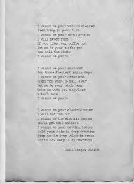 John Cooper Clarke I Wanna Be Yours John Cooper Clarke Amazing Quotes Poems Beautiful
