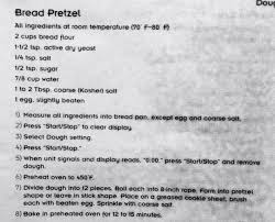 Oster Breadmaker Bread Pretzel Recipe Bread Machine Bread Maker Recipes Pretzels Recipe