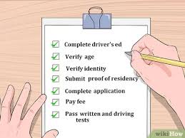 How To Get Your Driving Permit With Pictures Wikihow