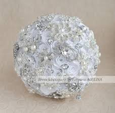 Maybe you would like to learn more about one of these? White Bouquet Brooch Bouquet White Silver Wedding Brooch Etsy