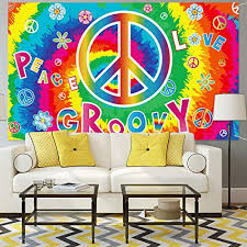 Disco party props hippie party disco fever disco ball afro wig peace props 1970;s photo booth 70's theme prop this listing is 70s party decoration, 70s digital poster, seventies digital sign, 70s pop culture poster, 70s nostalgia sign, instant download. 60 S Carnival Groovy Decoration Banner Hippie Theme Party Photography Background 60 S Party Scene Setters Groovy Wall Decoration Kit Peace And Love For Large Party Supplies 72 8 X 43 3 Inch In Dubai