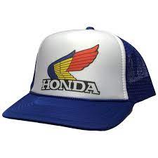Vintage Honda Motorcycles Hat Cap New Adjustable Blue Red Gold Etsy Motorcycle Hat Vintage Honda Motorcycles Trucker Hat