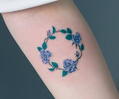 Blue Rose Tattoos For Women Blue Rose Tattoos Rose Tattoos For Women Elegant Tattoos