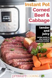 Cover and cook on high pressure 1 1/2 hours. Instant Pot Corned Beef And Cabbage Pressure Cooking Today