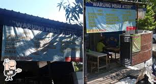 Perut kenyang dengan rawon dan jus alpukat. Restaurante Warung Mbak Atiek Surabaya Opiniones Del Restaurante
