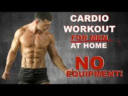 cardio workout for men at home no