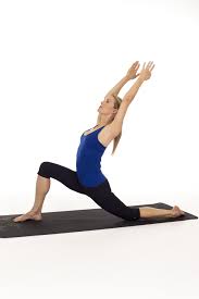 Low Lunge With Upward Stretch Crescent Lunge Yoga For Cyclists Yoga Moves Yoga Poses