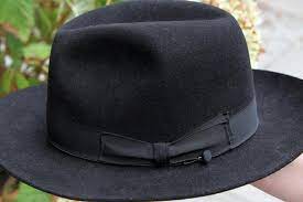 Torino Italy Black Hat Chabad Hasidic Hats High Quality Etsy Vintage Clothing Men Luxury Hats Handmade Fashion Accessories