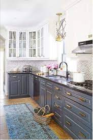 Two tone kitchen cabinet ideas. Kitchen With Gray Cabinets Kitchen Renovation Kitchen Design New Kitchen Cabinets