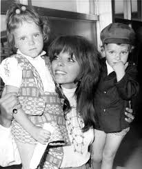 Married wallace austin (a businessman). Joan Collins With Children Tara Age 4 And Sacha Age 2 C 1967 Joan Collins Dame Joan Collins Jackie Collins