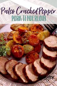 Jump to the easy roasted pork tenderloin recipe or watch our quick recipe video showing you how we make it. Paleo Cracked Pepper Pork Tenderloin Zesty Ginger