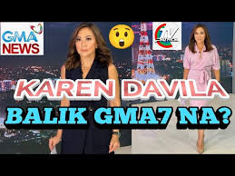 Maybe you would like to learn more about one of these? Karen Davila Balik Gma7 Na Youtube