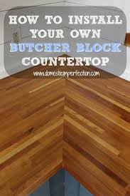 Browse available sizes in edge grain, blended, and end grain wood tops below. Installing Butcher Block Countertops Domestic Imperfection