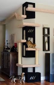 These 21 cat room ideas will teach you how to organize and design the special space your feline friend deserves. 25 Indoor Cat Tree Ideas For Play And Relax Homemydesign Cat Room Diy Cat Furniture Diy Cat Room