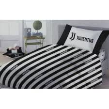 Da un lato fantasia cuore e reversibile quadro. Completo Lenzuola F C Juventus Ufficiale Per Letto Matrimoniale Due Piazze B305