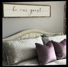 Guest bedroom ideas & designs. Wood Signs Be Our Guest Wood Sign Guest Room Decor Over The Etsy