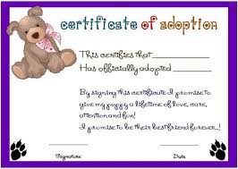 Pin On Adoption Certificate