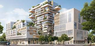 The highest residential tower made of wood in france, in the city center of bordeaux. Hyperion Appartements Neufs Du Studio Au 5 Pieces Duplex A Bordeaux
